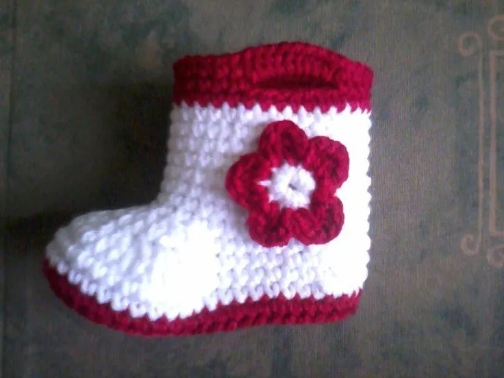 Zapatitos Para Bebe Tejidos A Crochet Botitas Mlm F 3129397683 ...