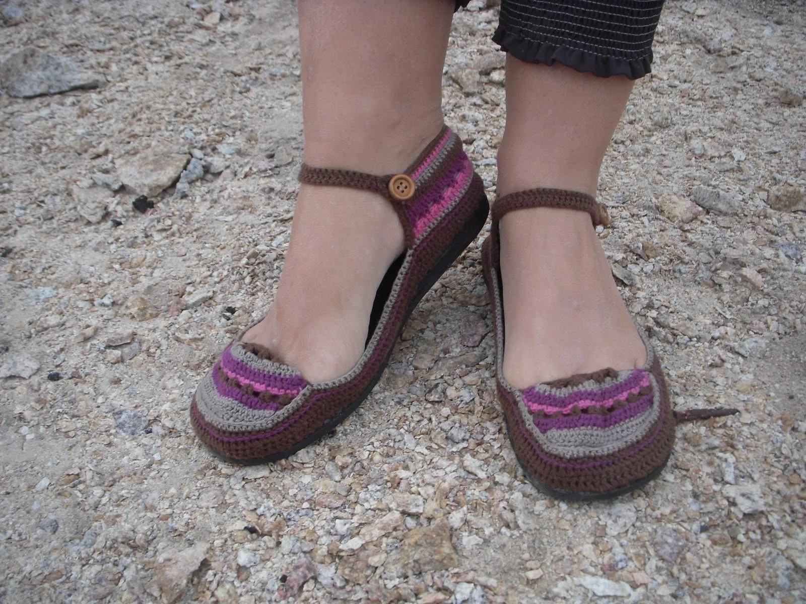 Zapatitos especiales para el verano! plantillas de cuero e hilos de ...
