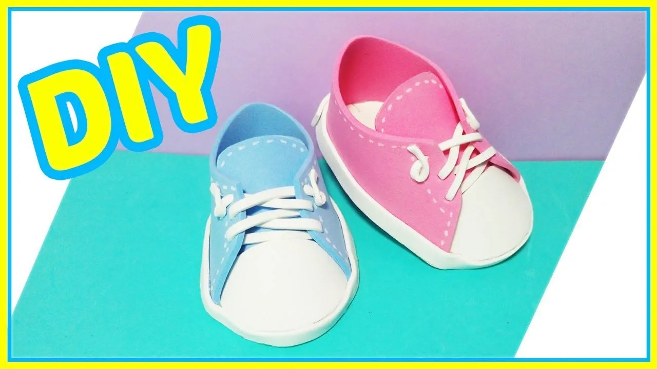 Cómo Hacer Zapatitos de Foami / DIY Foami Shoes / Decoración Para Baby Shower Paso a Paso - YouTube Cómo Hacer Zapatitos de Foami / DIY Foami Shoes / Decoración Para Baby Shower Paso a Paso - YouTube