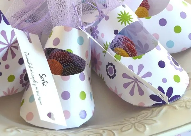 Zapatitos + tarjetas: Papeles Pequeños
