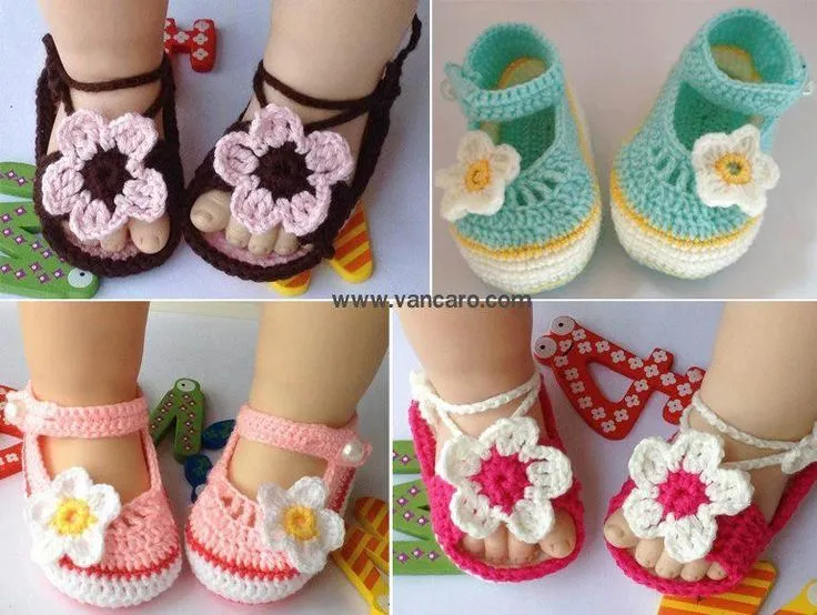 Zapatitos tejidos | Crochet | Pinterest