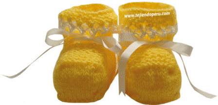tutorial: zapatitos con detalle en hilo tejidos en dos agujas o ... tutorial: zapatitos con detalle en hilo tejidos en dos agujas o ...