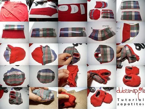 zapatitos de tela para bebe paso a paso - Buscar con Google ... zapatitos de tela para bebe paso a paso - Buscar con Google ...