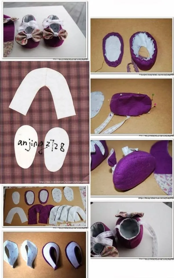 zapatitos de tela para bebe paso a paso - Buscar con Google ... zapatitos de tela para bebe paso a paso - Buscar con Google ...