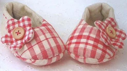Zapatitos de tela para niña hecho a mano ~ Solountip.com Zapatitos de tela para niña hecho a mano ~ Solountip.com