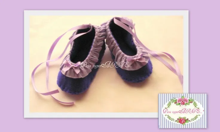 zapatitos de tela on Pinterest | Zapatos, Bebe and Patrones