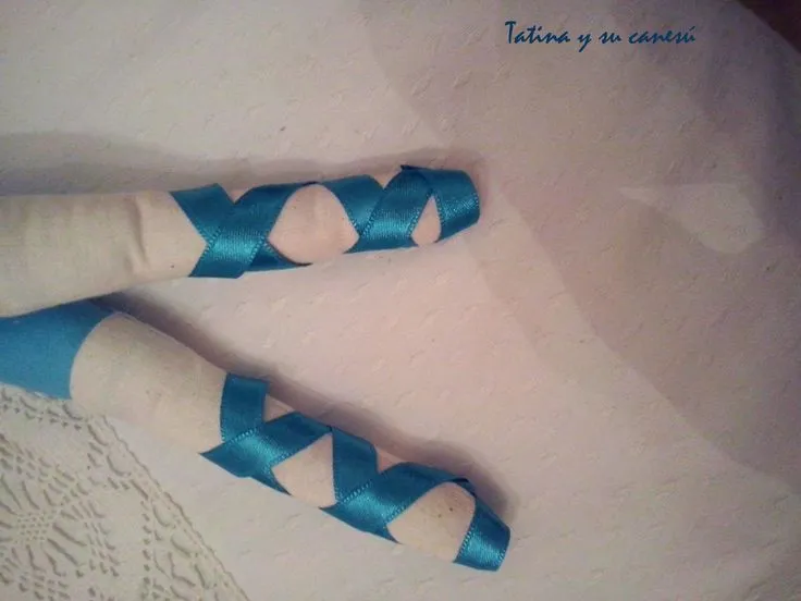 Zapatos de bailarina Tilda azul turquesa - Tatina y su canesú ...