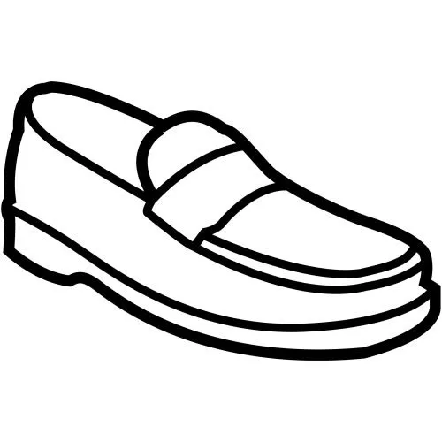 ZAPATOS DE HOMBRE PARA COLOREAR | Dibujos para colorear