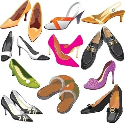 Zapatos vector vectores gratis para su descarga gratuita ...
