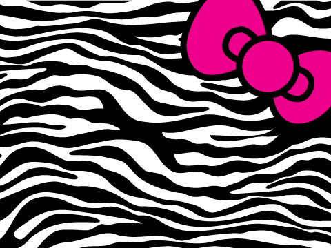 zebra print hello kitty | I Heart Girly Shit | Pinterest | Zebra ...