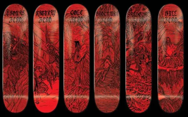 Zero deck. Скейт Zero. Дека Zero. Скейт комплит Зеро. Zero Brockman.