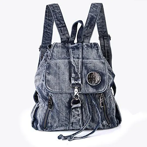 Zicac Nuevo Bolso de Tela de Mezclilla Mochila de Alpinismo Bolsa ... Zicac Nuevo Bolso de Tela de Mezclilla Mochila de Alpinismo Bolsa ...