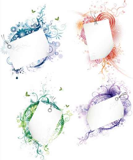 Zisya Art: Beautiful Flora Frames For Photoshop 