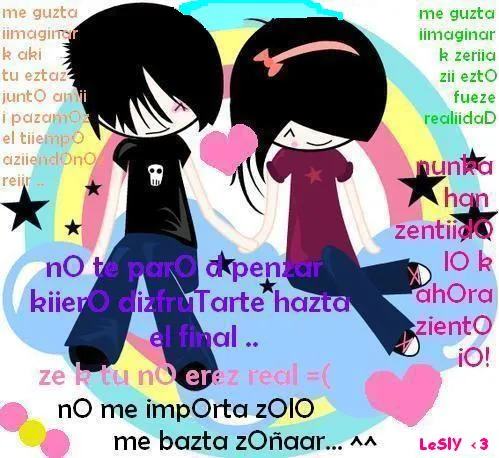 Imajenes de emos con letras - Imagui