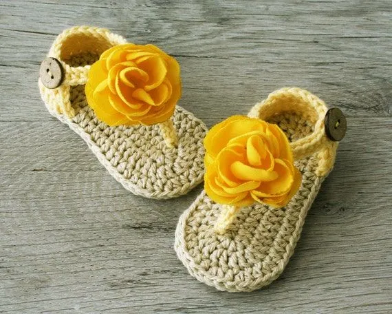 ZOE Sandalias de crochet para bebe niña por atelierbagatela ZOE Sandalias de crochet para bebe niña por atelierbagatela