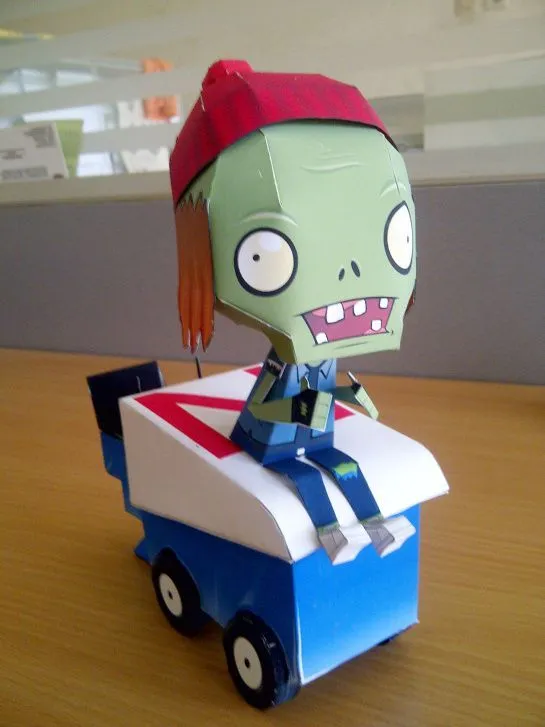 Zomboni - Plants Vs Zombies Papercraft | Plants Vs Zombies ... Zomboni - Plants Vs Zombies Papercraft | Plants Vs Zombies ...