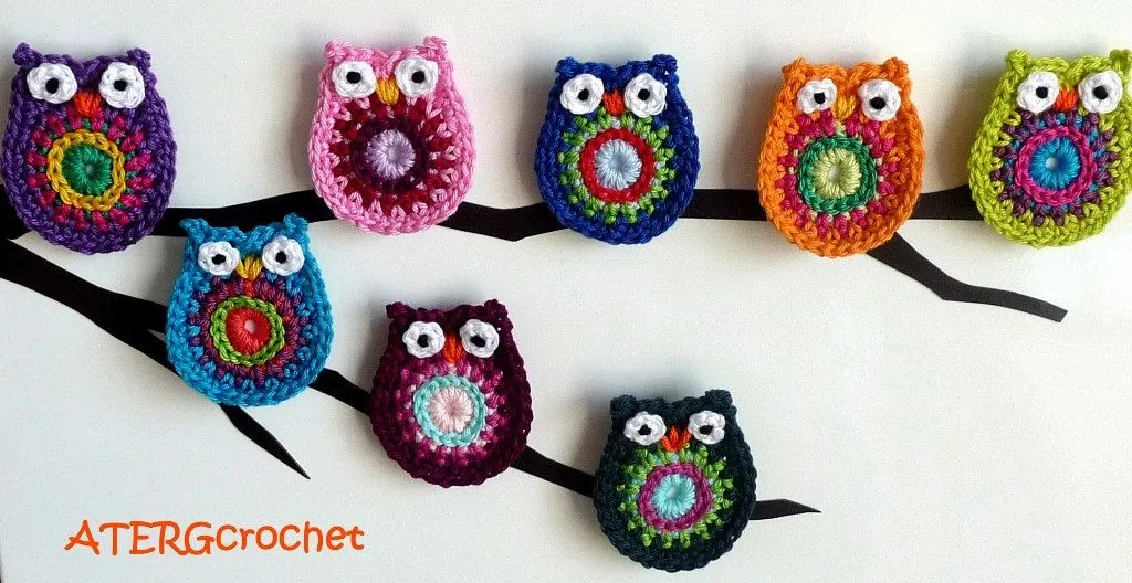 ZONA DE MANUALIDADES: Búhos a crochet