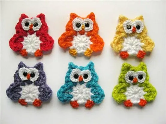 ZONA DE MANUALIDADES: Búhos a crochet