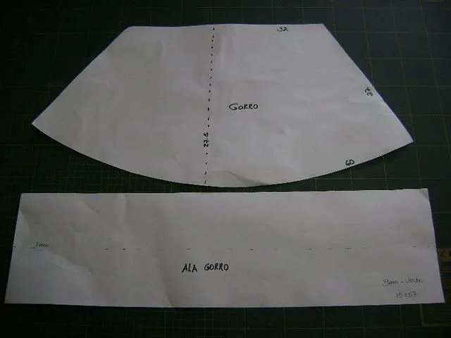 Gorros de polar moldes - Imagui