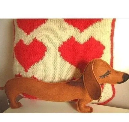 ZONA DE MANUALIDADES: Perro Salchicha en fieltro ZONA DE MANUALIDADES: Perro Salchicha en fieltro