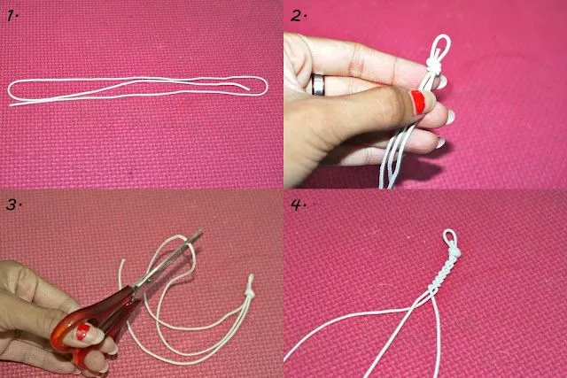 ZONA DE MANUALIDADES: Pulsera con perlas trenzada ZONA DE MANUALIDADES: Pulsera con perlas trenzada