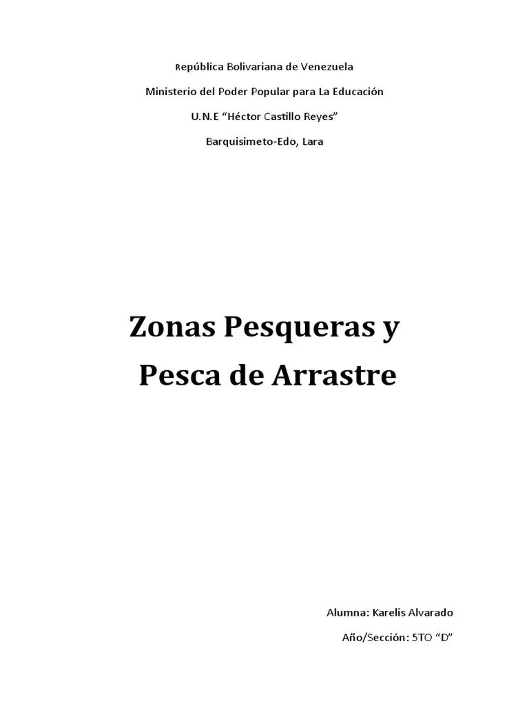 Zonas Pesqueras y Pesca de Arrastre | PDF | Venezuela | Río Zonas Pesqueras y Pesca de Arrastre | PDF | Venezuela | Río