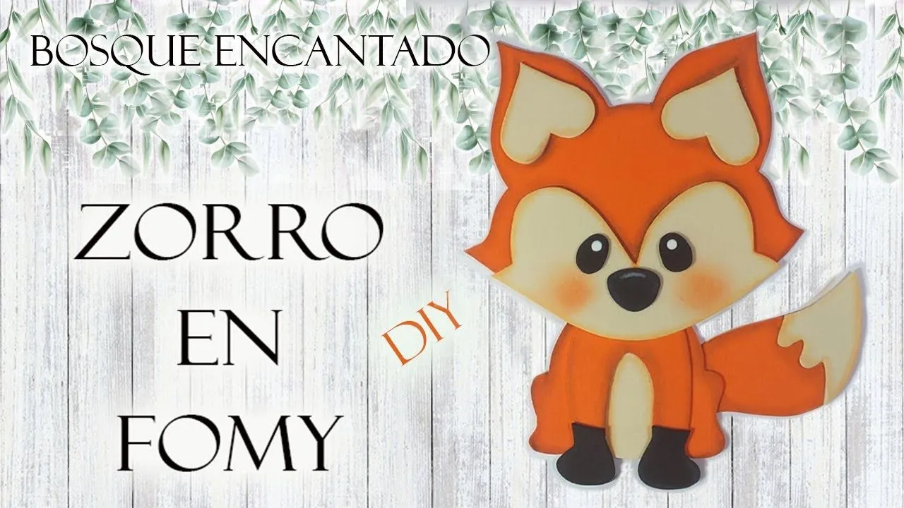 ZORRO EN FOAMY TEMA BOSQUE ENCANTADO, GOMA EVA MICROPOROSO, FOAMIRAN -  YouTube