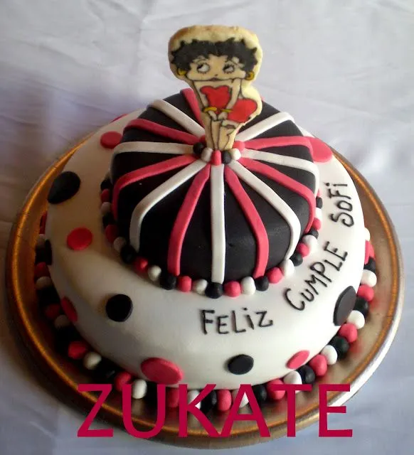 ZUKATE: TORTA BETTY BOOP