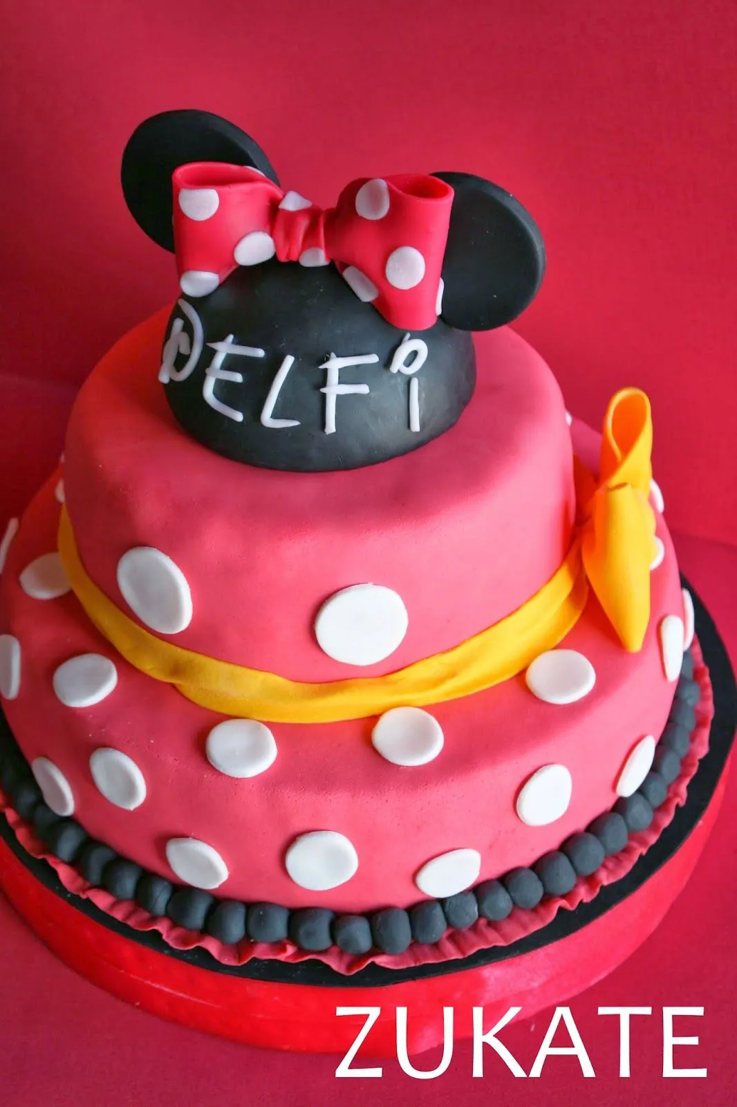 ZUKATE: TORTA DE MINNIE MOUSE PARA DELFI