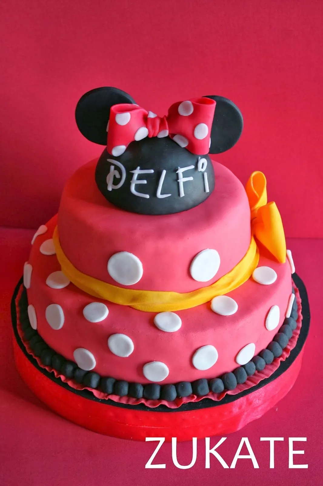 ZUKATE: TORTA DE MINNIE MOUSE PARA DELFI