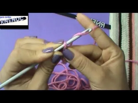 PARA ZURDOS, APRENDIENDO A TEJER GANCHILLO CROCHET CLASE 1 ...